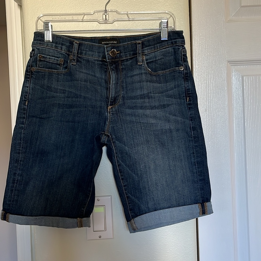 Banana Republic Jean Bermuda Shorts
